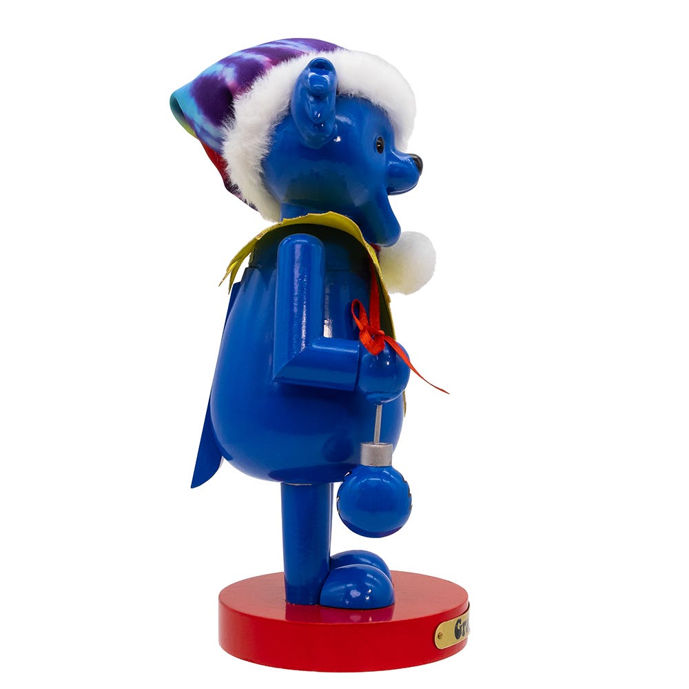 Kurt Adler Wooden 10-Inch Grateful Dead Bear Nutcracker
